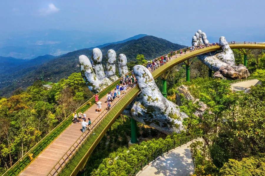 Golden Bridge at Ba Na Hills, Da Nang